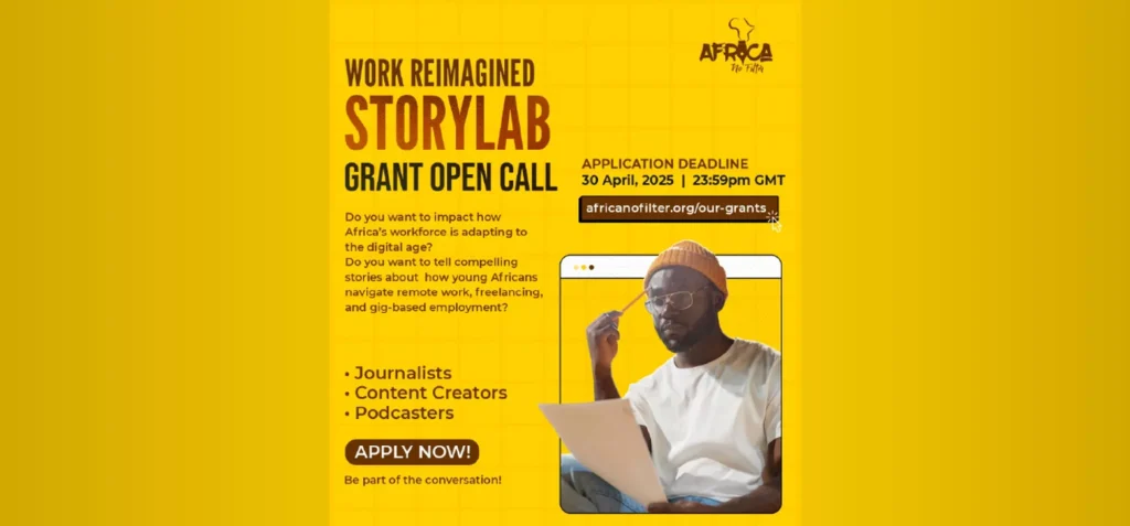 Work Reimagined StoryLab Grant for Journalists & Content Creators